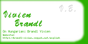 vivien brandl business card